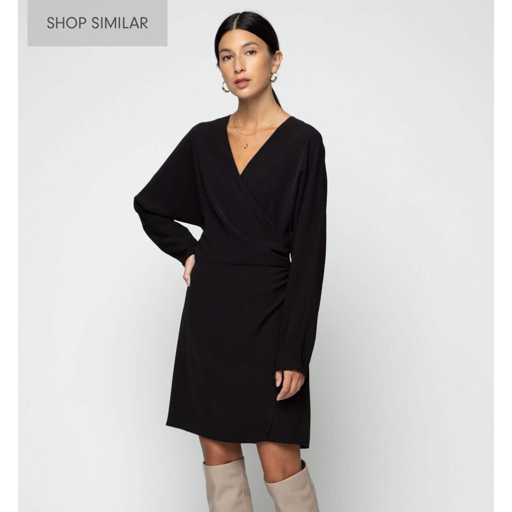 Oak + Fort Wrap Dress - Picture 2 of 5